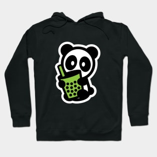 Matcha Boba Tea Panda Hoodie